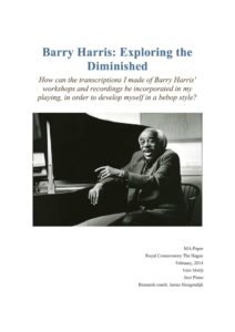 barry harris jazz workshop pdf files